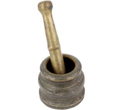 Small Bronze Mortar and Pestle