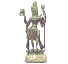 Brass Lord Neelkantha Carved Shiv Figurine