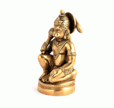 Brass Sitting Hanuman Ji