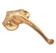 Brass Elephant Design Door Handle