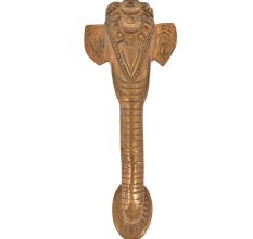 Brass Door Handle Elephant Shape