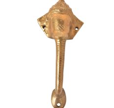 Elephant Carving Brass Main Door Handle
