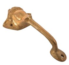 Elephant Carving Brass Main Door Handle