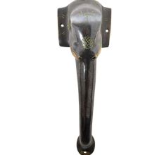 Black Hand Made Brass Elephant Door Handle