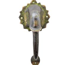 Brass Metal Elephant Face Door Handle