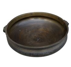 Bronze Urli Festival Cooking Vessel From South India -37 Inches