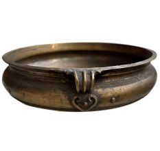 Ethnic Traditional Bronze Urli - 28.5 Inches