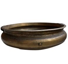 Ethnic Traditional Bronze Urli - 28.5 Inches