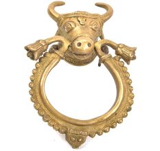 Brass Nandi Door KnockerTowel Hanger