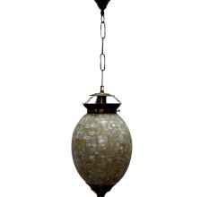 Shell Oval Shape Glass Ceiling Lamps