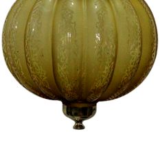 Yellow Melon Ceiling Lamp