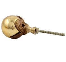 Antique Golden Round Glass Cabinet Knobs Online