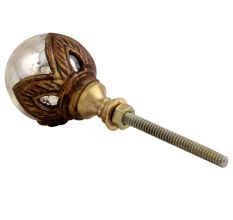 Antique Silver Round Glass Drawer Knobs Online