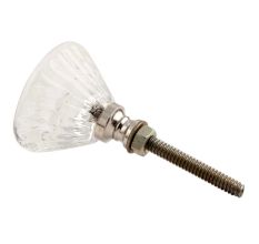 Clear Paneled Sides Glass Dresser Knob Online