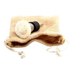 Cream Tiny Flower Bone Wine Stopper