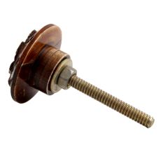 Brown Tiny Flower Bone Cabinet Knob Online