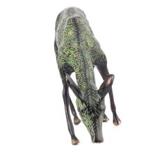 Home Decor Painated Bronze Deer Fawn Doe Figurine