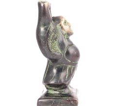 Brass Standing Laughing Buddha Statue