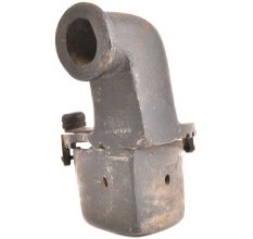 Primitive Charcoal Chimney Sad Iron Wood Handle
