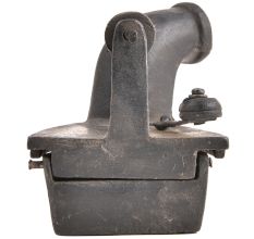 Wood Handle Rustic Charcoal Chimney Sad Iron