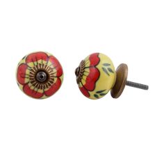 Auricula Winifred Ceramic Knob