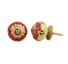 Auricula Winifred Ceramic Knob