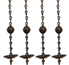 Swing Chain Set Handicrafted Decorative Brass Jhula Chain(Set Of 4 Pieces)