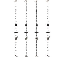 Swing Chain Set Handicrafted Decorative Brass Jhula Chain(Set Of 4 Pieces)