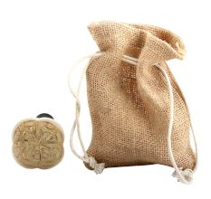 Golden Inside Flower Bone Wine Stopper