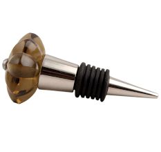 Smoky Melon Glass Wine Stopper