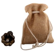 Smoky Melon Glass Wine Stopper