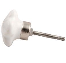 White Flower Ceramic Drawer Knob Online