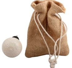 Cream Ceramic Floral Wine Stopper