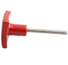 Red Restoration Metal Knobs 