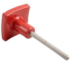 Red Restoration Metal Knobs 