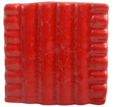 Red Square Border Metal Knobs