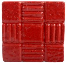 Red Square Metal Knobs