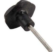 Black Flower Metal Knobs