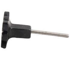 Black Four Leaf Metal Knobs
