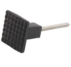 Black Popular Square Metal Knobs