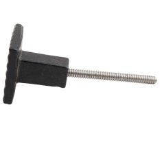 Black Popular Square Metal Knobs