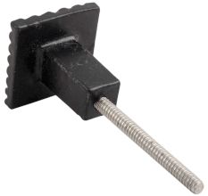 Black Square Border Metal Knobs