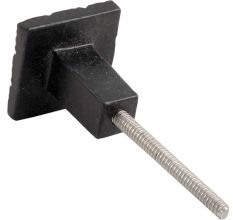 Black Square Metal Knobs