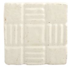 Cream Square Metal Knobs