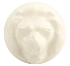 Cream Lion Metal Knobs