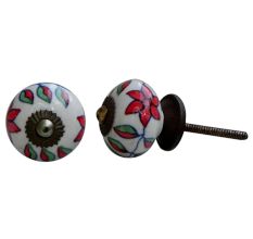 Round Plumeria Mystical Knob