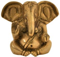 Brass Baby Ganesha Statue
