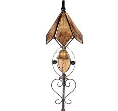 Mango Wood Wrought Iron & Wood Door Bell