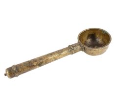 Vintage Brass Long Handle Ladle