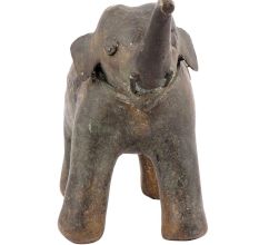 Old Brass Elephant Statue